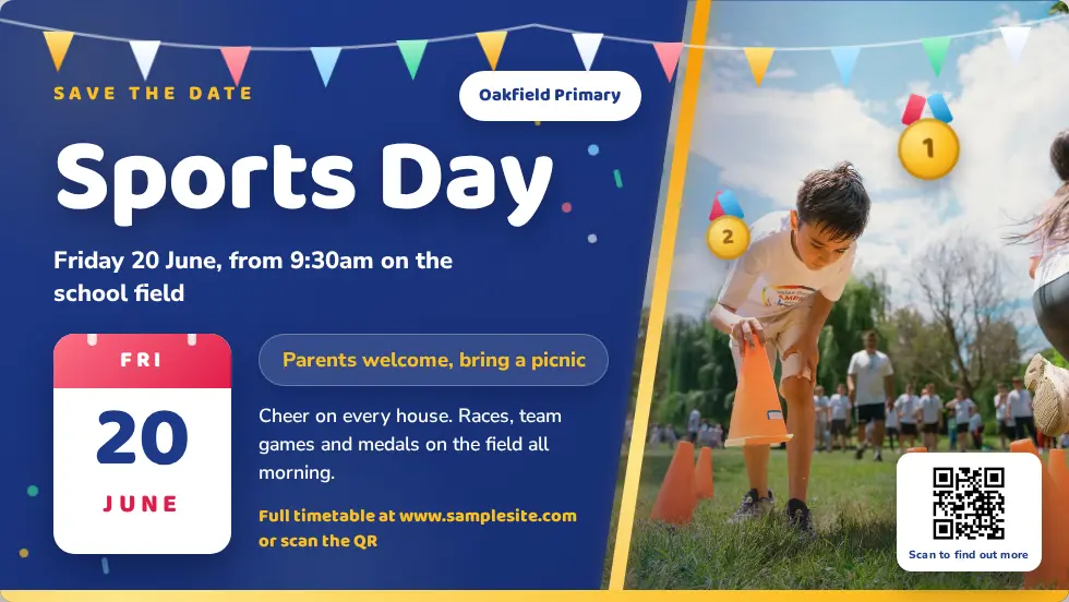 Sports day template