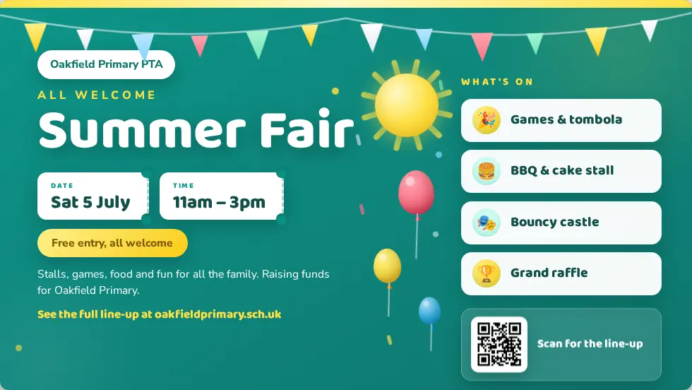 Summer fair template
